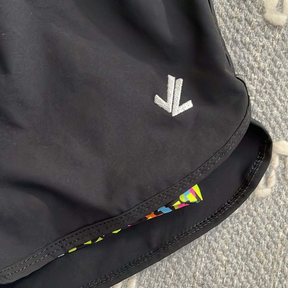 Custom Confetti Double Layer Running Shorts - image 2